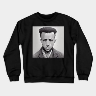 Albert Camus | Manga Portrait Crewneck Sweatshirt